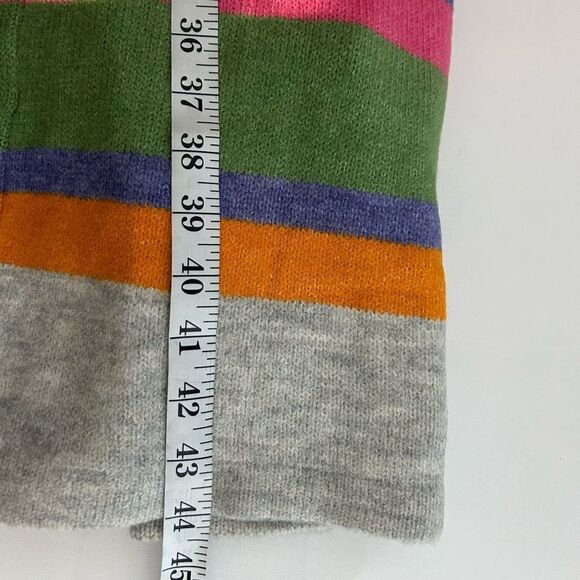 Stitches & Stripes Revolve Multicolor Striped Long Cardigan Sweater NEW - Picture 6 of 10